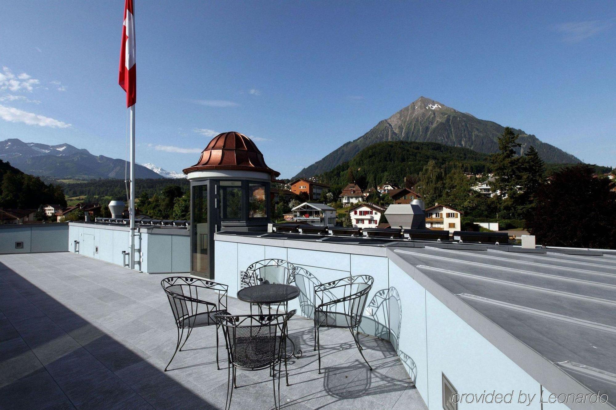 Belvedere Strandhotel Spiez Restoran gambar